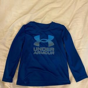 Under Armor toddler boy blue long sleeve shirt